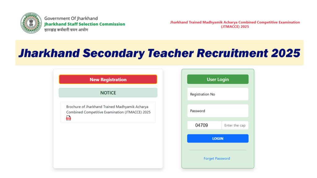 JSSC Secondary Teacher Recruitment 2025