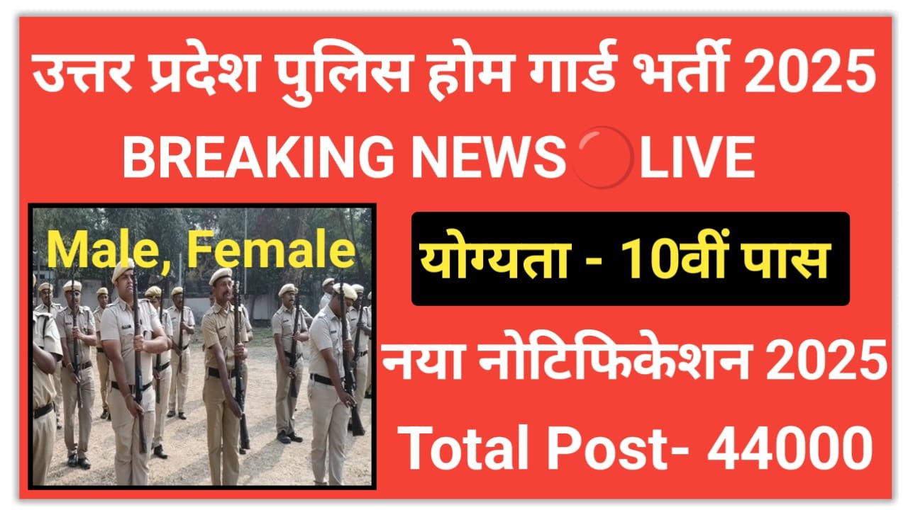 UP Police Home Guard Recruitment 2025