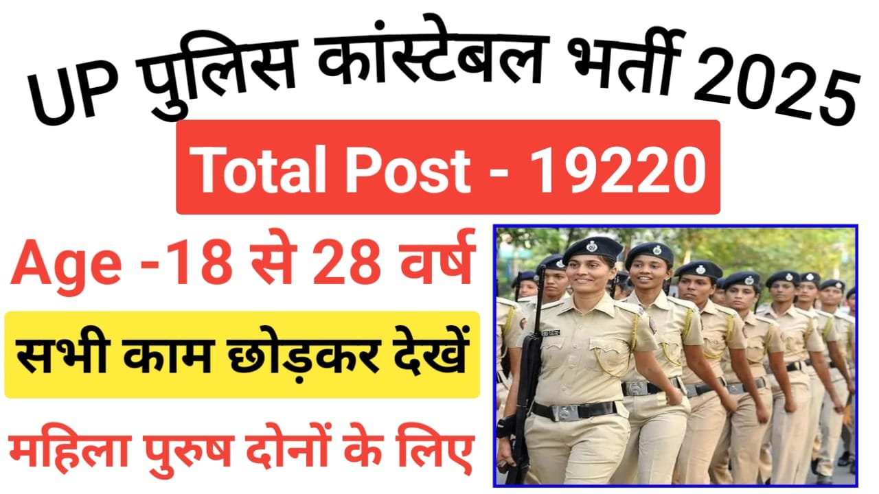 UP Police Constable भर्ती 2025