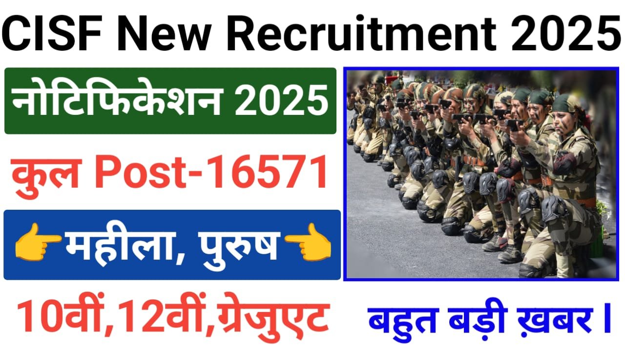 CISF Recruitment 2025