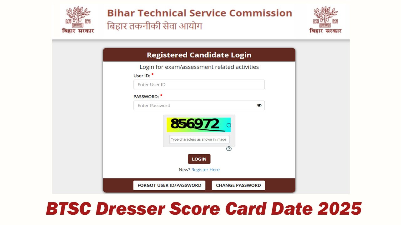 BTSC Dresser Score Card Date 2025