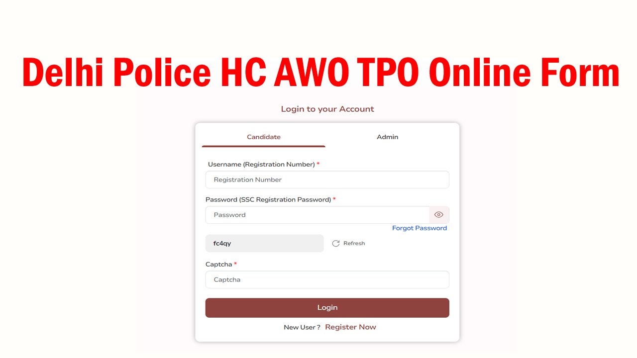 Delhi Police Head Constable AWO TPO Recruitment 2025