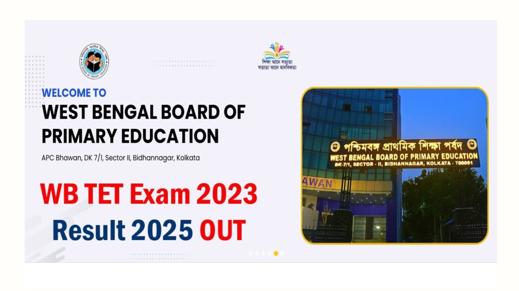WB Primary TET Result 2025
